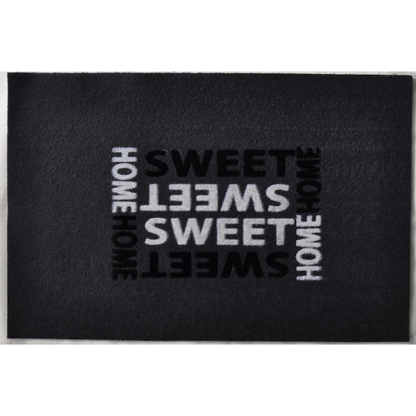 Tapis anti-poussière aiguilleté décoré