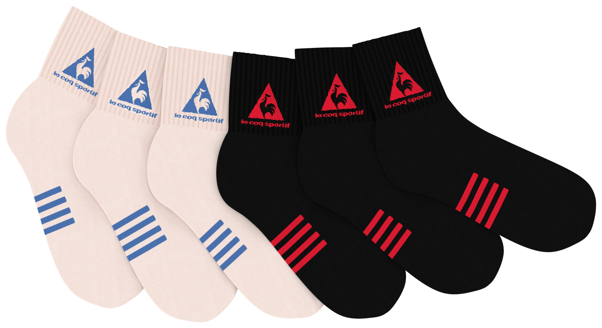 LOT DE 6 PAIRES DE CHAUSSETTES DE SPORT HOMME O...