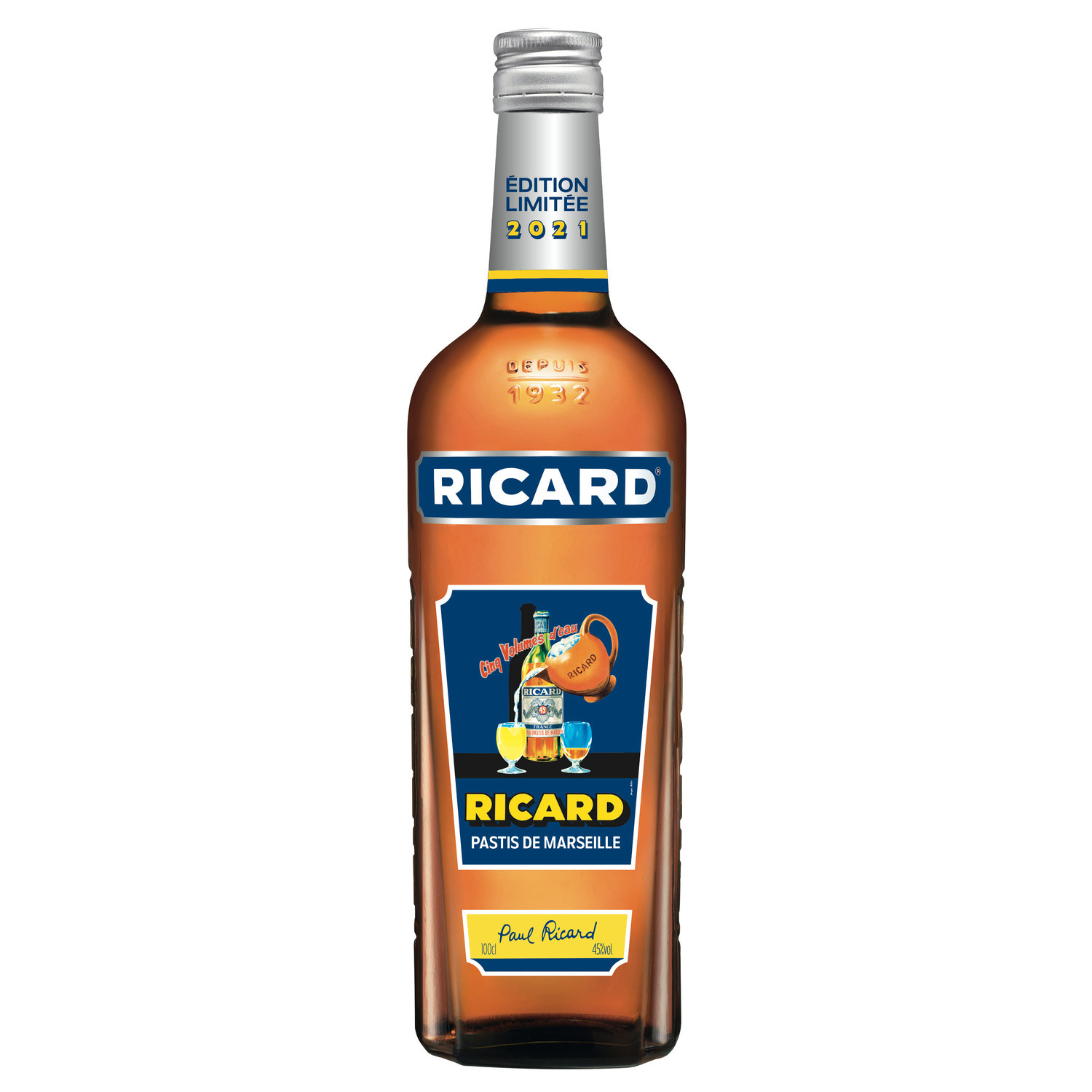 RICARD Pastis de marseille RICARD code EAN 3163932291124 