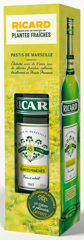 RICARD + ETUI APERITIF A BASE DE PLANTES FRAICHES RICARD + ETUI code EAN 3163937104573 