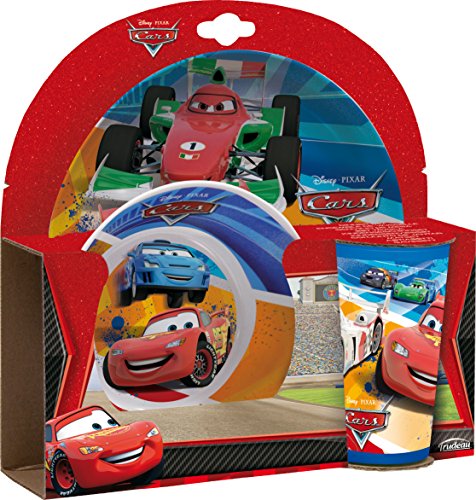 2684415 coffret 3 pièces en mélamine cars mélam...