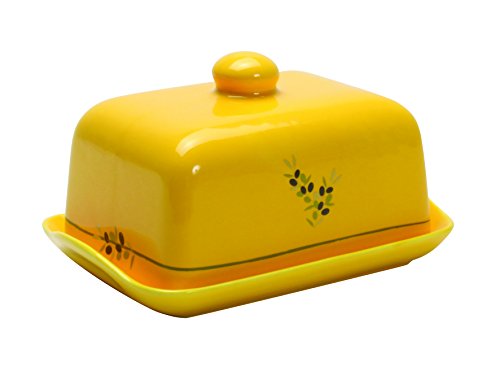 Unbranded 2058158 Beurrier Tapenade Faïence Jau...