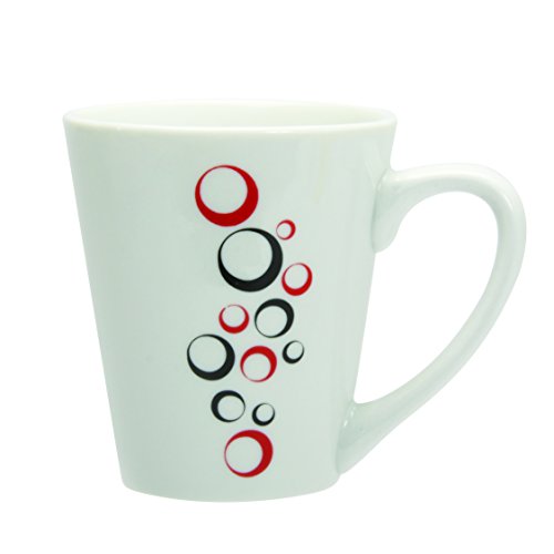 - 7154054 -tasses bulleo - noir/rouge - lot de 6