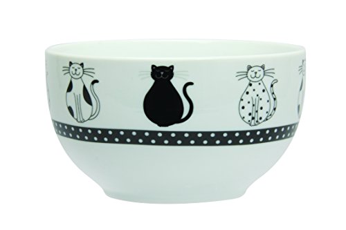 5186089 lot de 6 bols chatouille porcelaine noi...