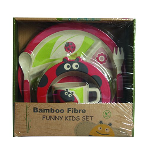 7097085 chloé service de table 5 pièces bambou ...