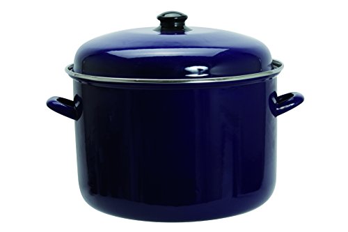 7437003 marine marmite tôle/émaillée bleu 14,8 ...