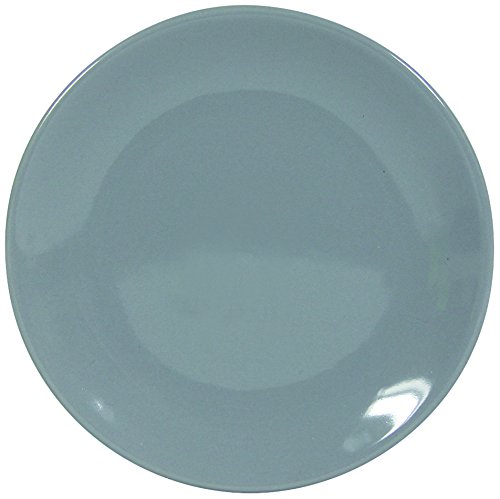 Novastyl 8010418 ibiza lot de 6 assiettes faïence gris/anthracite 20,2 x 20,2 x 2,20 cm code EAN 3164229861853 