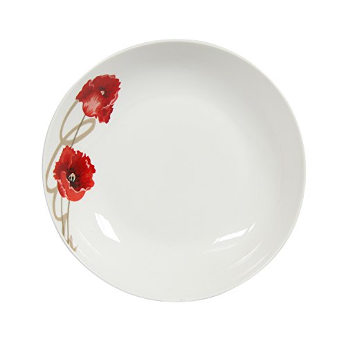 Assiettes creuses coquelicot