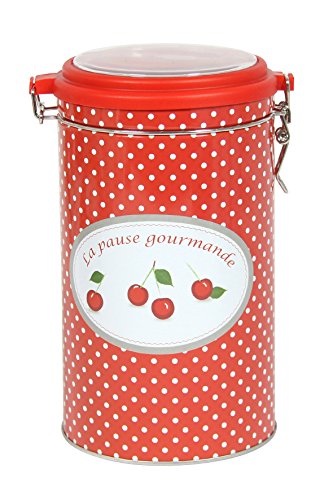 8011682 cerisier boite à café rond acier multic...