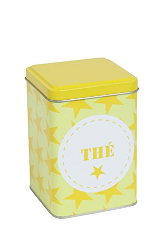8011688 hollywood boite à thé acier jaune 250 g