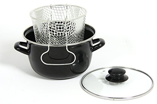 8012168 mini friteuse avec panier acier emaillé...