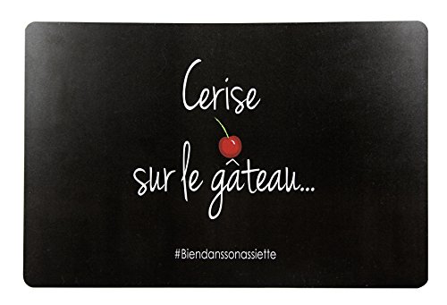 8012204.0 citation cerise set de table plastiqu...