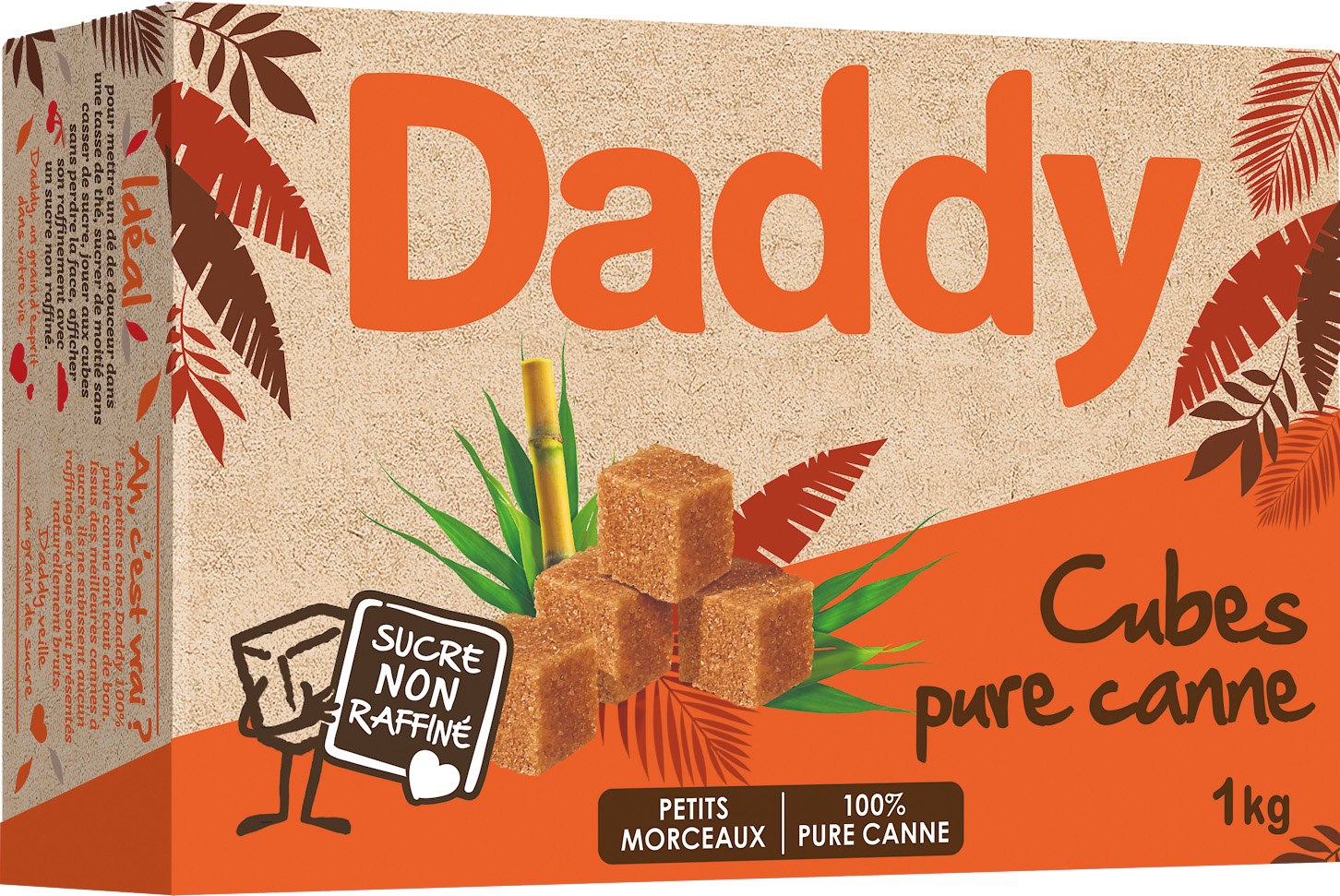  SUCRE EN CUBES PURE CANNE DADDY code EAN 3165433612002 