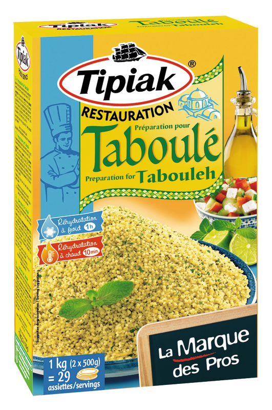 PRÉPARATION POUR TABOULÉ TIPIAK