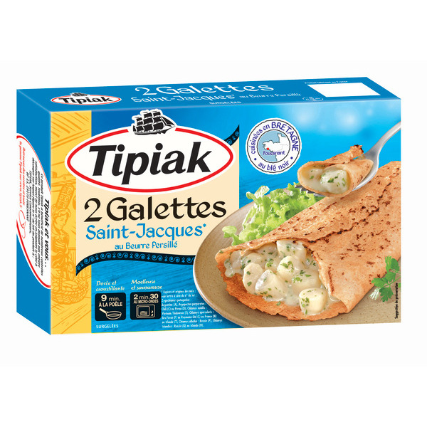 Galettes aux Saint-Jacques surgelées