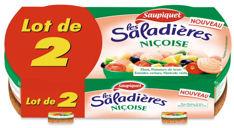 Saupiquet LES SALADIÈRES NIÇOISE Saupiquet code EAN 3165950217551 