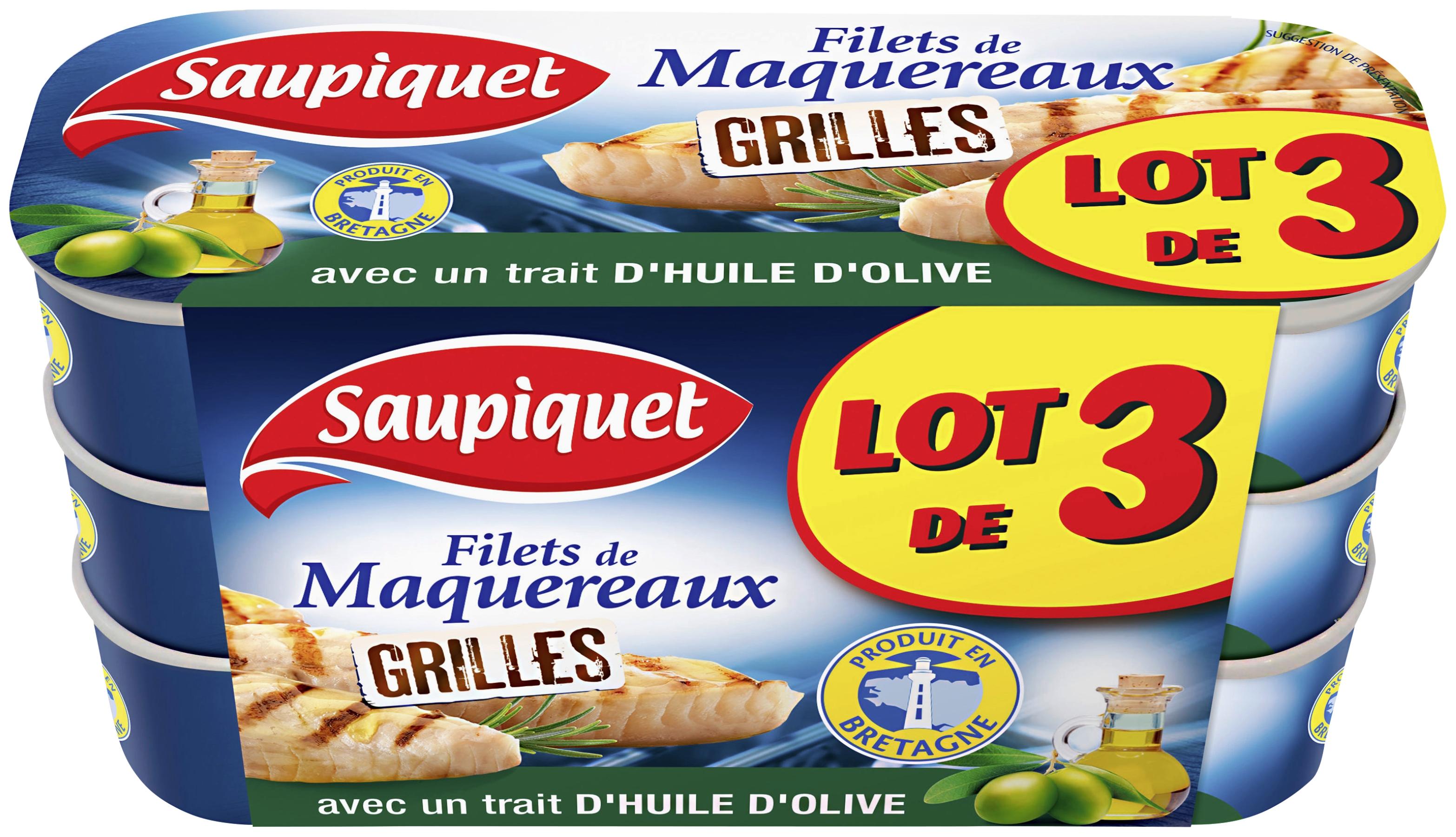 Filets de maquereaux grillés à l'huile d'olive ...