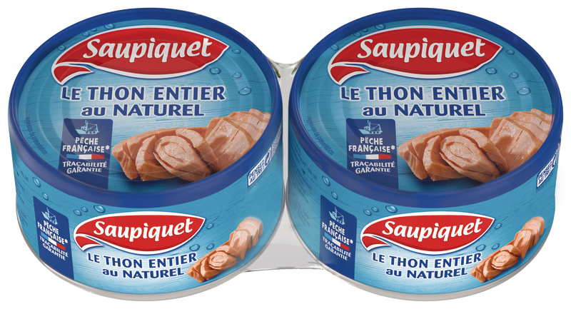 LE THON ENTIER AU NATUREL PÊCHE FRANÇAISE SAUPI...