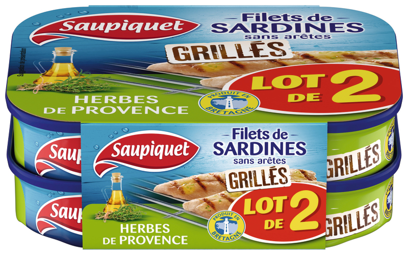 FILETS DE SARDINES GRILLÉS  HERBES DE PROVENCE ...