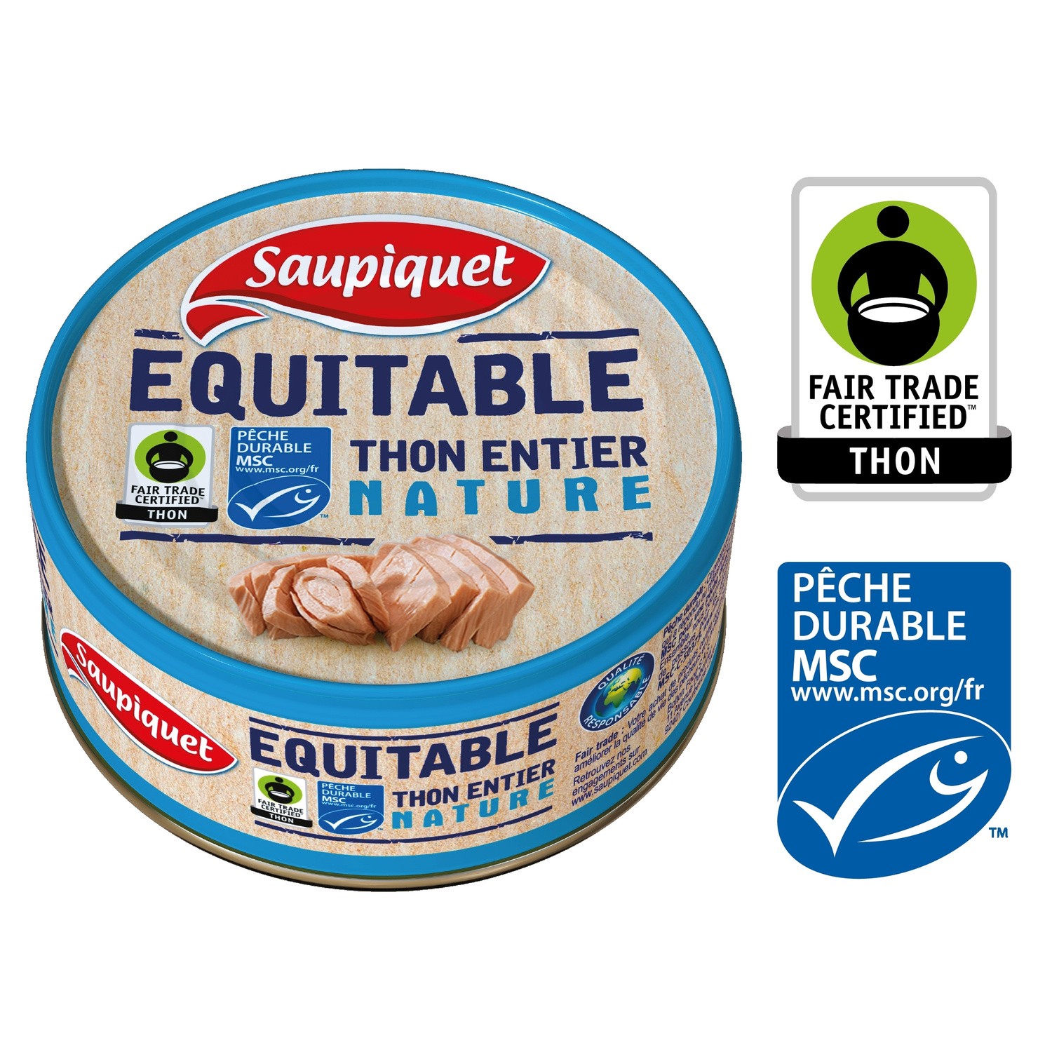 Thon entier nature équitable MSC SAUPIQUET