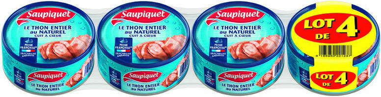  THON AU NATUREL “SAUPIQUET” code EAN 3165950221237 