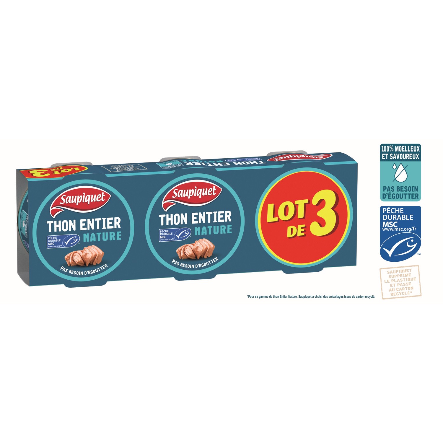 Thon entier nature SAUPIQUET