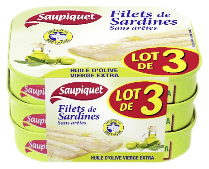 Filets de sardines à l'huile d'olive vierge ext...