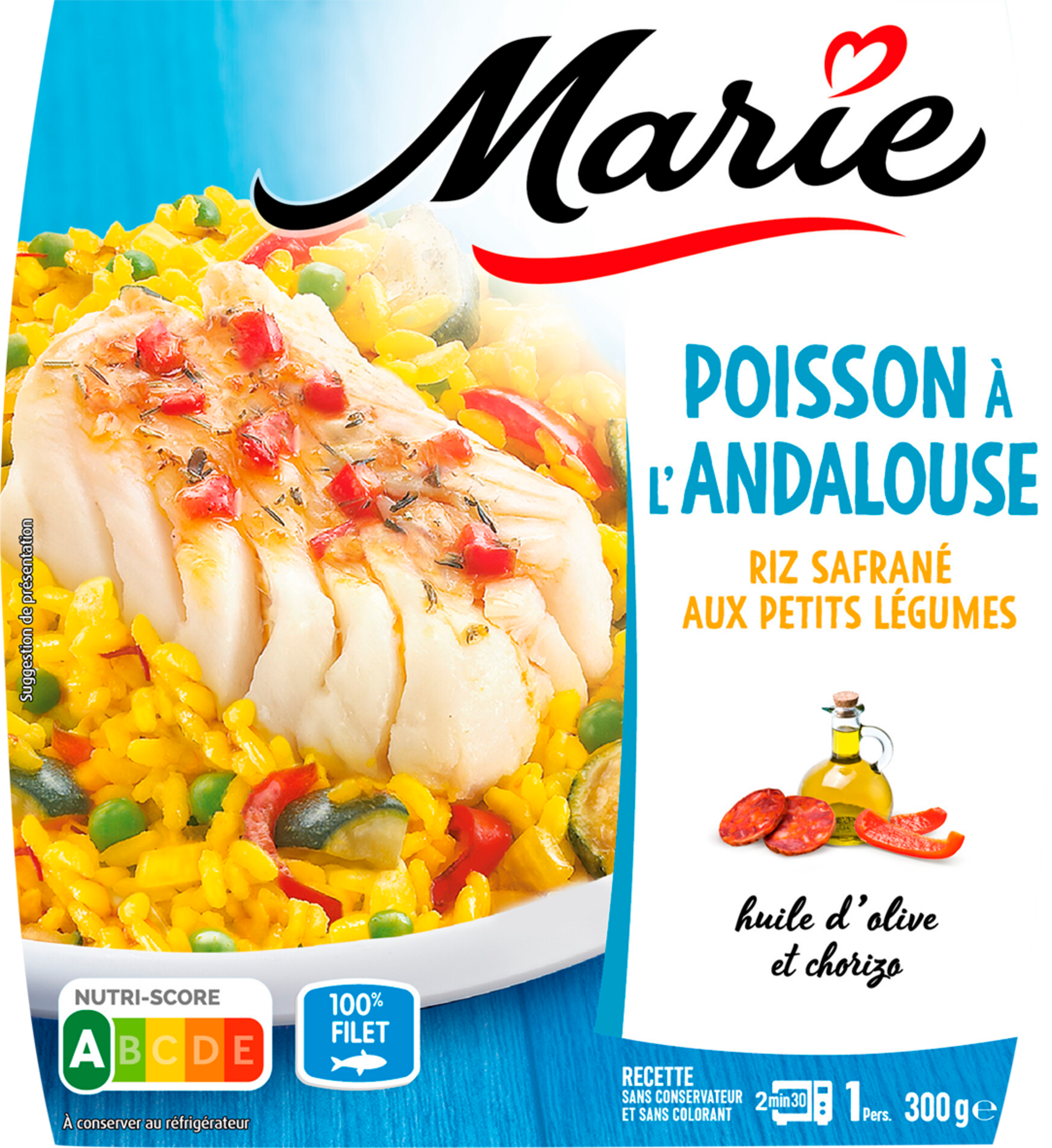 MARIE Poisson à l'Andalouse code EAN 3166352967037 