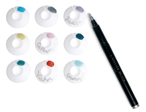 095203-2 chic glass palette avec un stylo-feutre