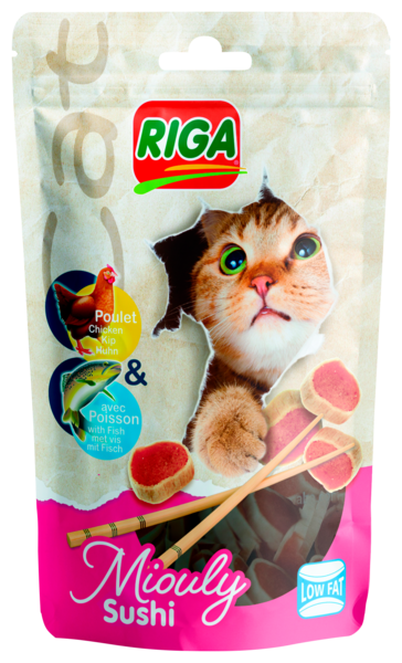  Miouly Sushi Poulet Et Poisson Pour Chat Riga code EAN 3166780061284 