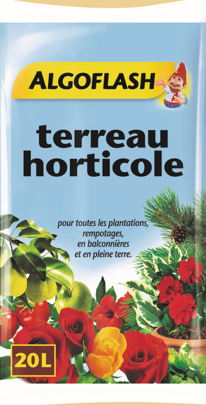 TERREAU HORTICOLE 20L Algoflash