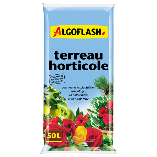 Terreau horticole Algoflash