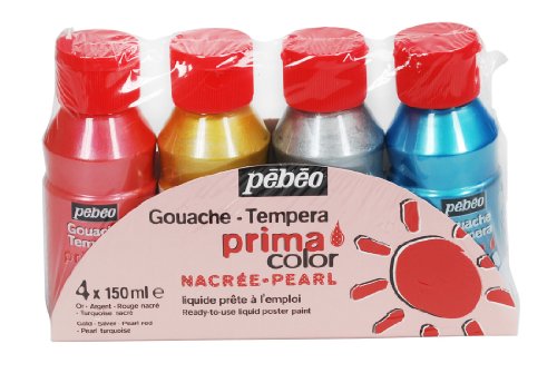055591 primacolor nacrée pack de 4 flacons de 1...