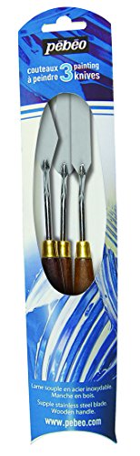 100426 set de 3 couteaux à peindre