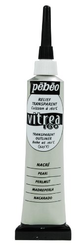 Vitrea 160 peinture pour contour sur verre nacr...