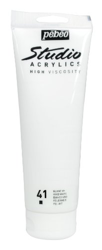 164041 beaux-arts studio acrylique 1 tube blanc...