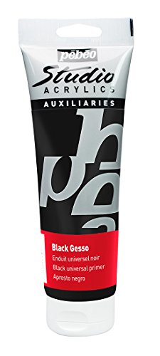 Gesso Noir 250 ml Pour Acrylique