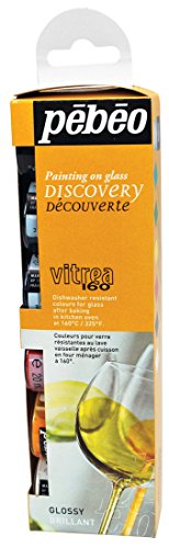 753404 6 flacons peinture sur verre collection ...