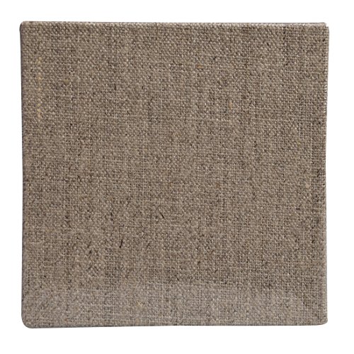 Toile planches en lin naturel 10 x 10 cm, lot d...