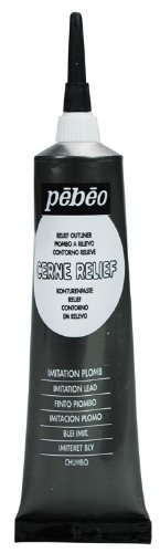 Cerne relief tube de peinture effet relief sur ...