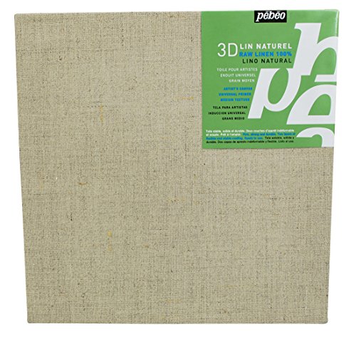 795500 peinture 1 châssis 3d lin naturel