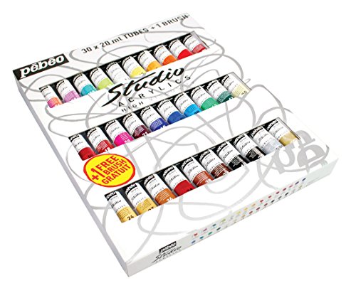 833431 set studio + acrylique assortiment de 30...