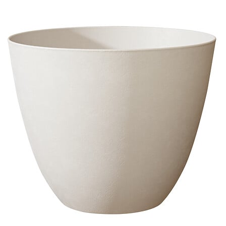 Pot de fleur rond Element - Calcaire - 47,8L