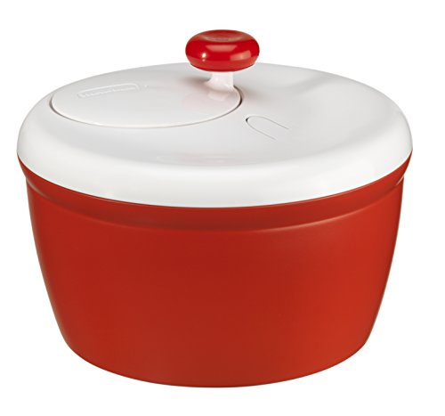 K1000114 essoreuse à salade plastique rouge rad...