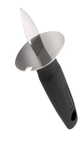 K0693014 couteau à huitre noir/métal
