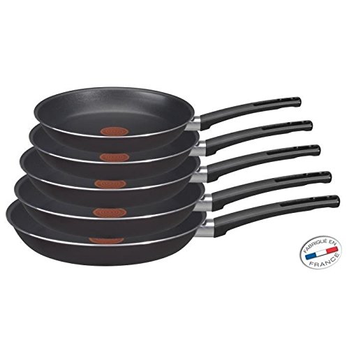 TEFAL IT'S TIME Lot 5 poeles cassis