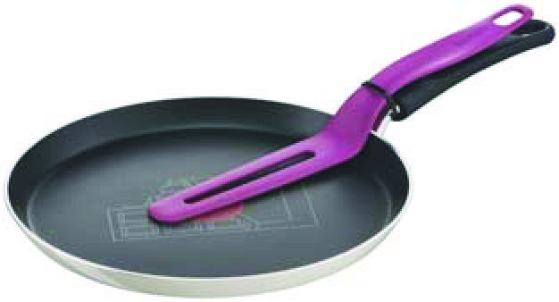 CRÊPIÈRE Ø 28 CM DÉCORÉE + SPATULE