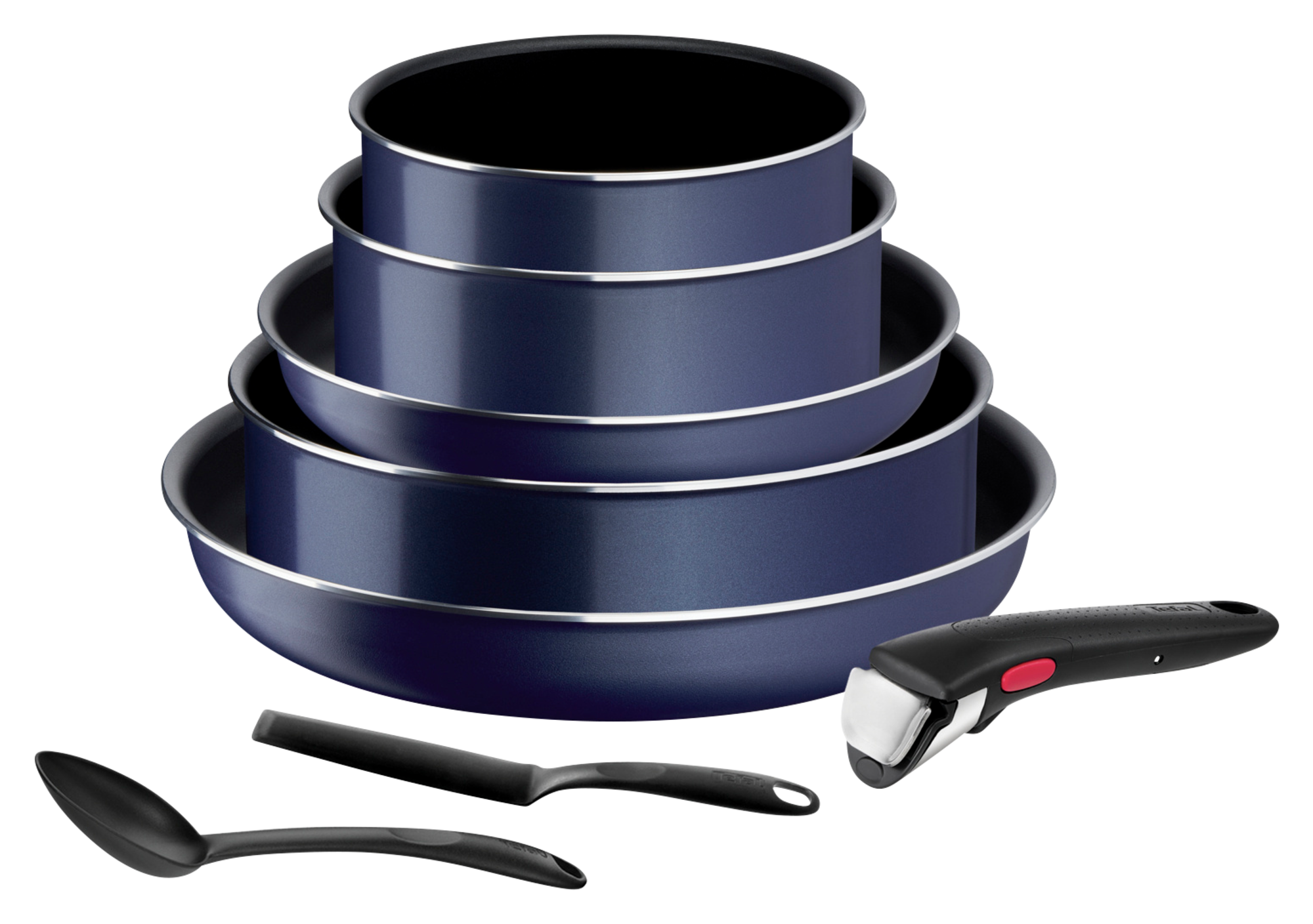 SET INGENIO EASY COOK'N CLEAN BLEU PAILLETE 8 P...