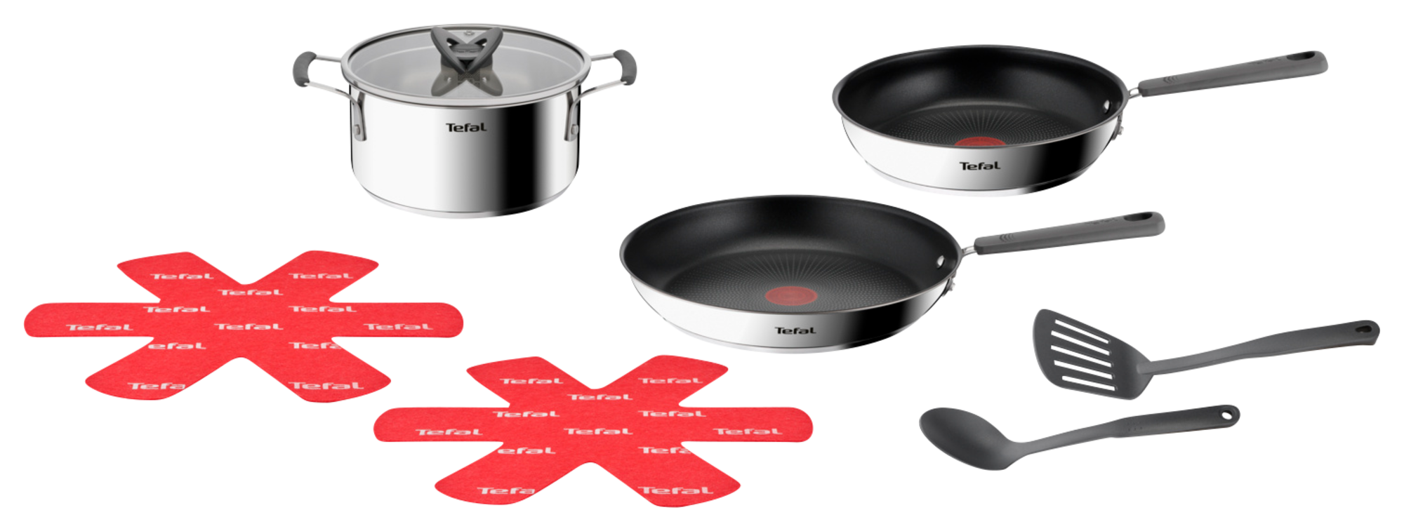 TEFAL SET MANCHE FIXE OPTI'SPACE 8 PIECES code EAN 3168430353565 