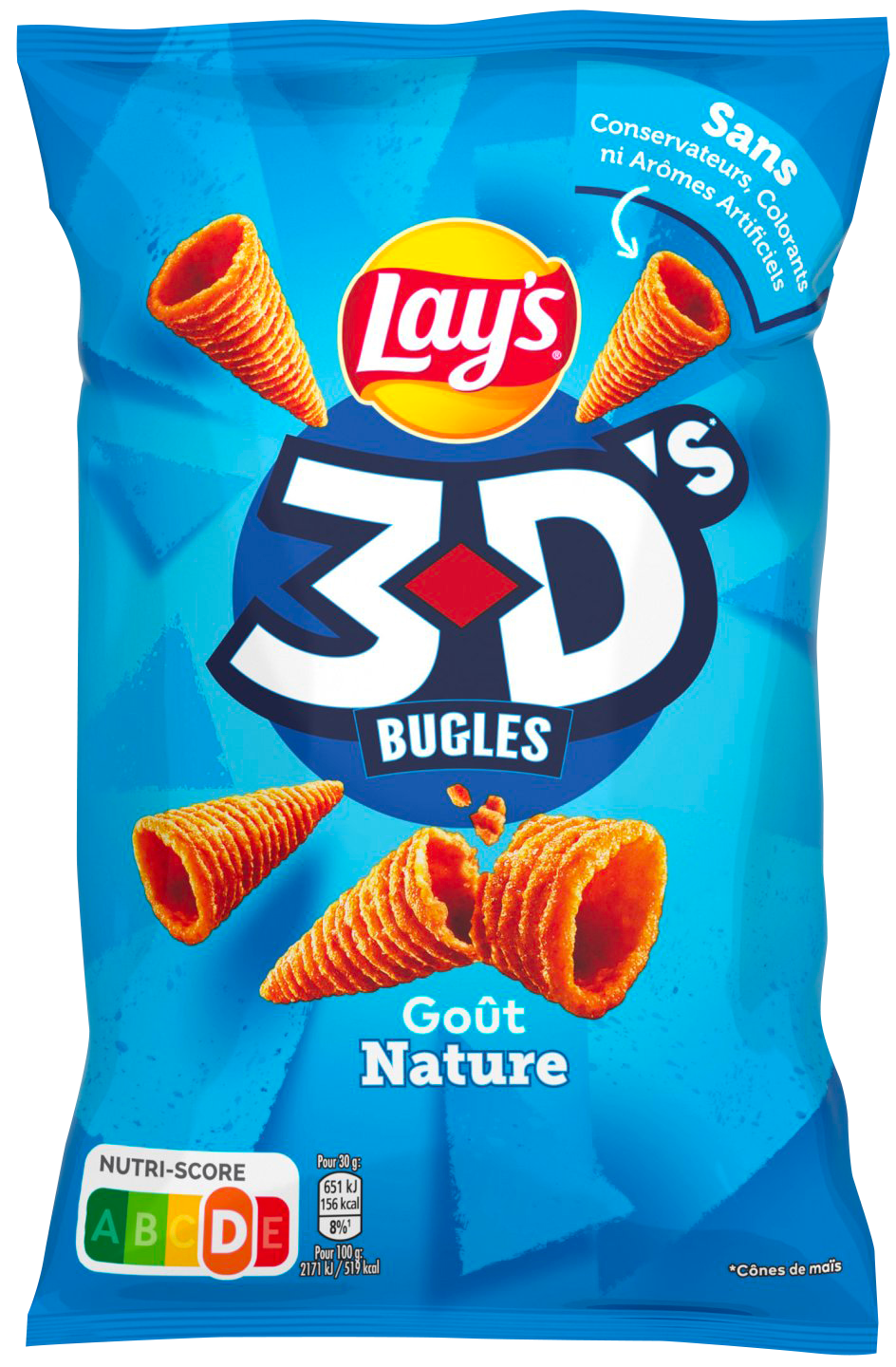 “LAYS” 3D’S code EAN 3168930000990 